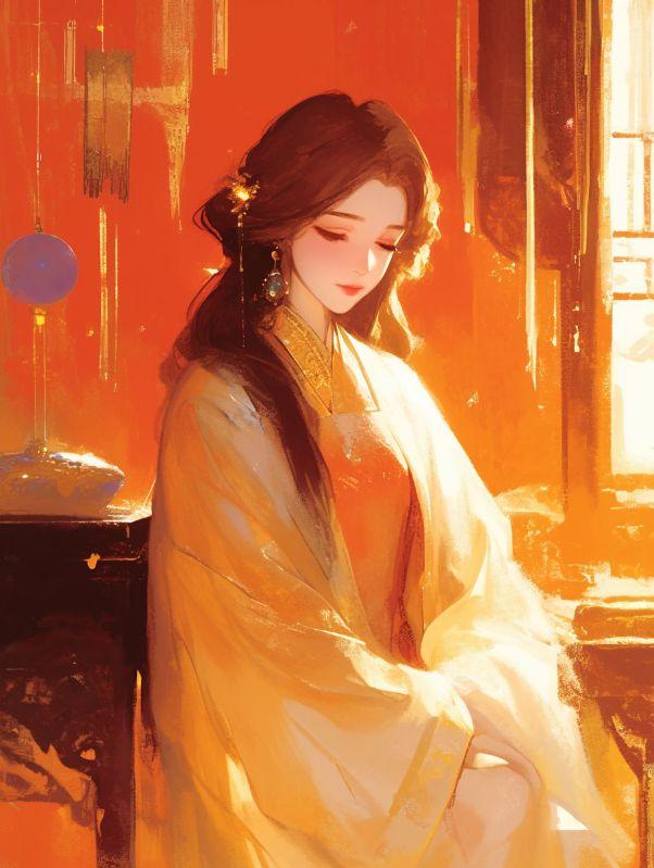 暮雨空庭无故人